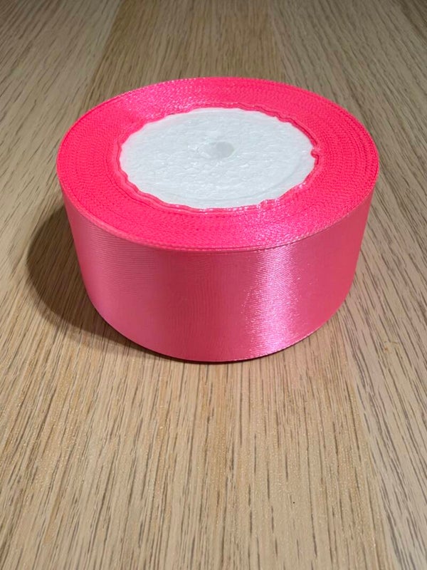 💗 Hot Pink Satin Ribbon