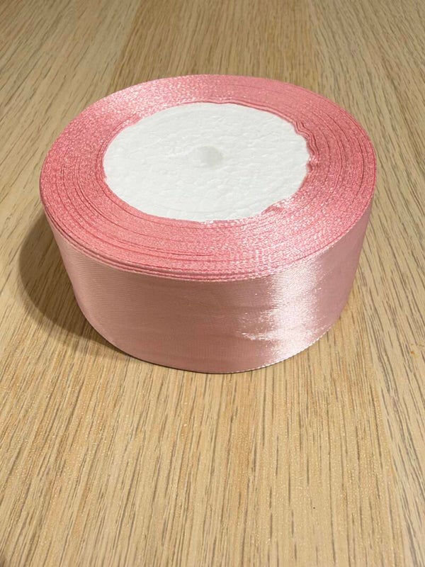 🌸 Dusty Pink Satin Ribbon