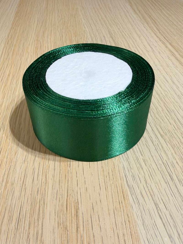 💚 Emerald Green Satin Ribbon