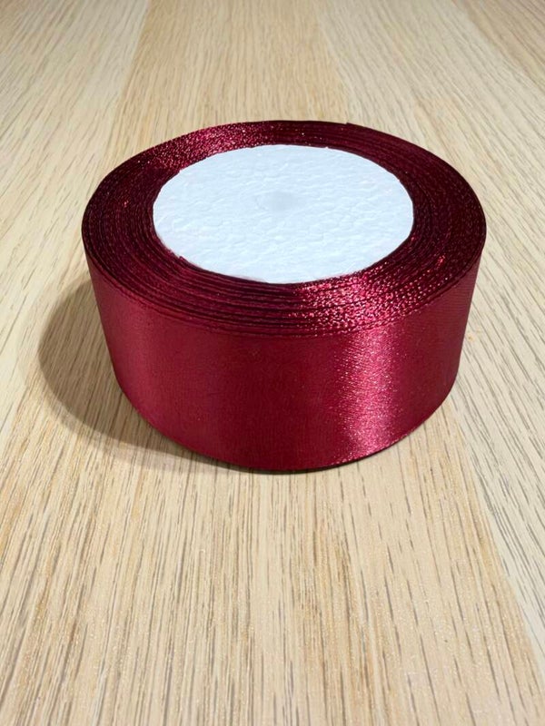 ❤️ Burgundy Satin Ribbon