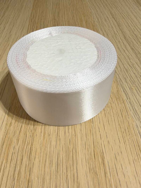🤍 White Satin Ribbon