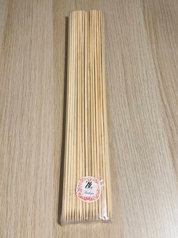 Bamboo Sticks for Eternal Flowers – 16 Inch (100 Pieces)
