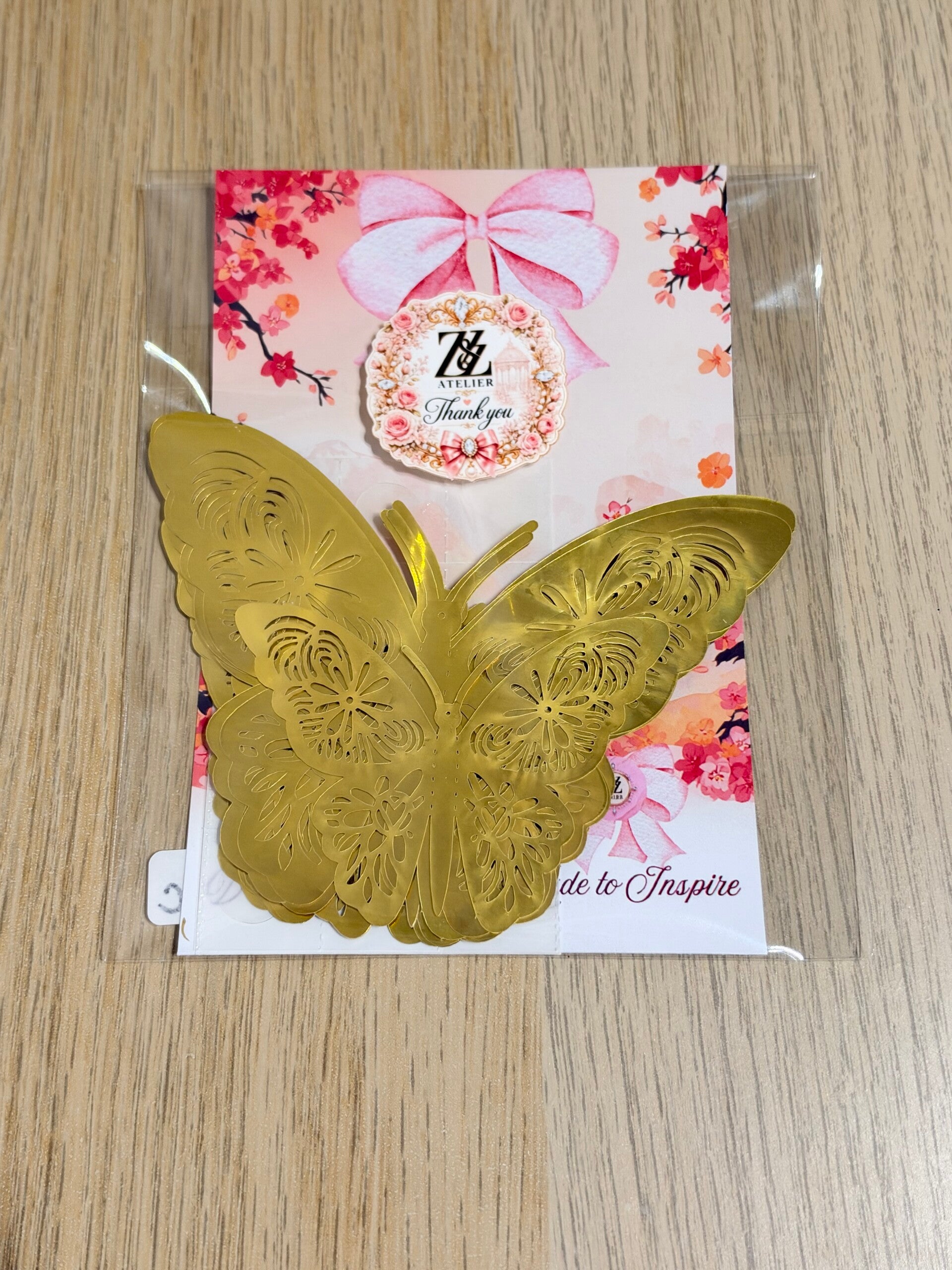 Gold Butterflies – 10 Pieces 🦋