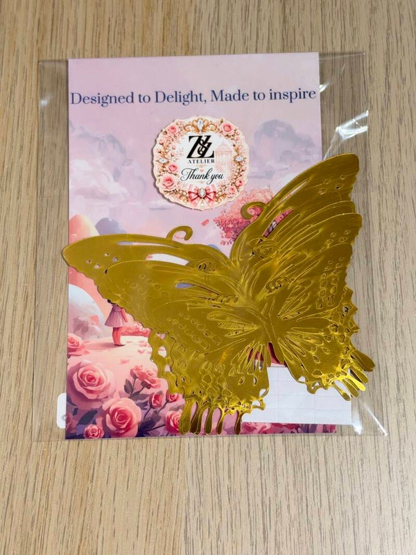 Gold Butterfly Picks – 10 Pieces 🦋