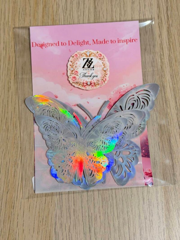 Iridescent Butterflies – 10 Pieces 🦋