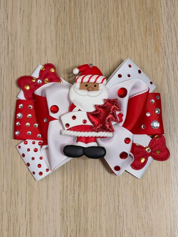 🎅 Santa Claus Christmas Bow ❤️🎀