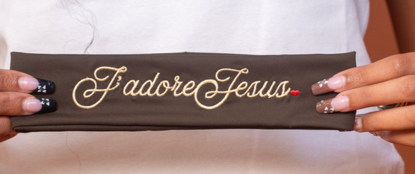 JJ Headband - Brown/Yellow