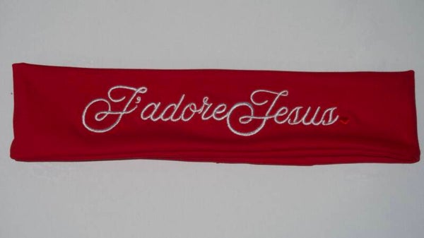 JJ Headband - Red/White