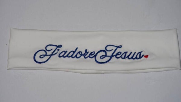 JJ Headband - White/Blue