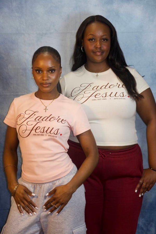 J'adore Jesus Fitted Tee