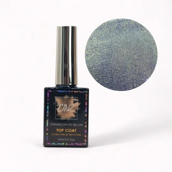 Top coat | Chameleon ice yellow