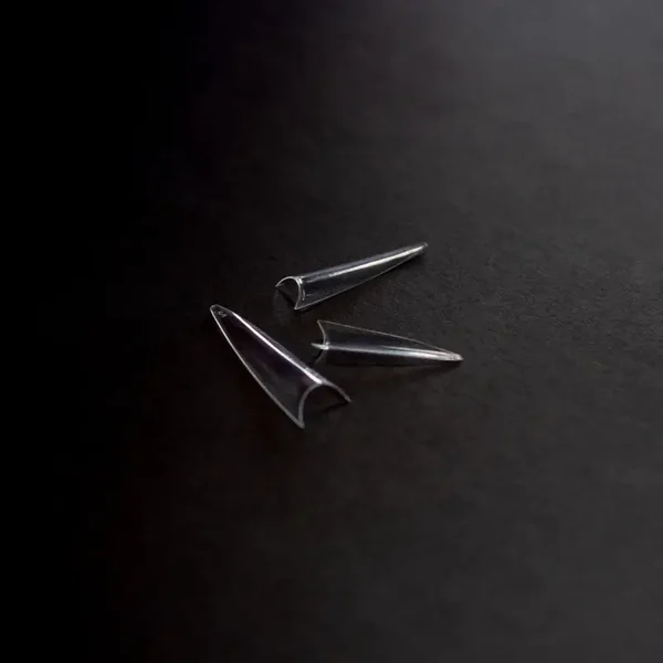Extension tips stiletto clear