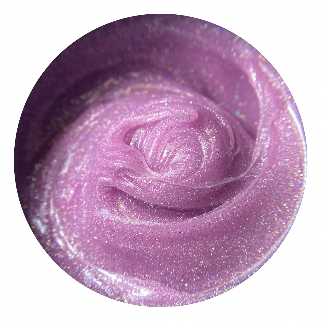 Acrygelly | Orchid pink glitter