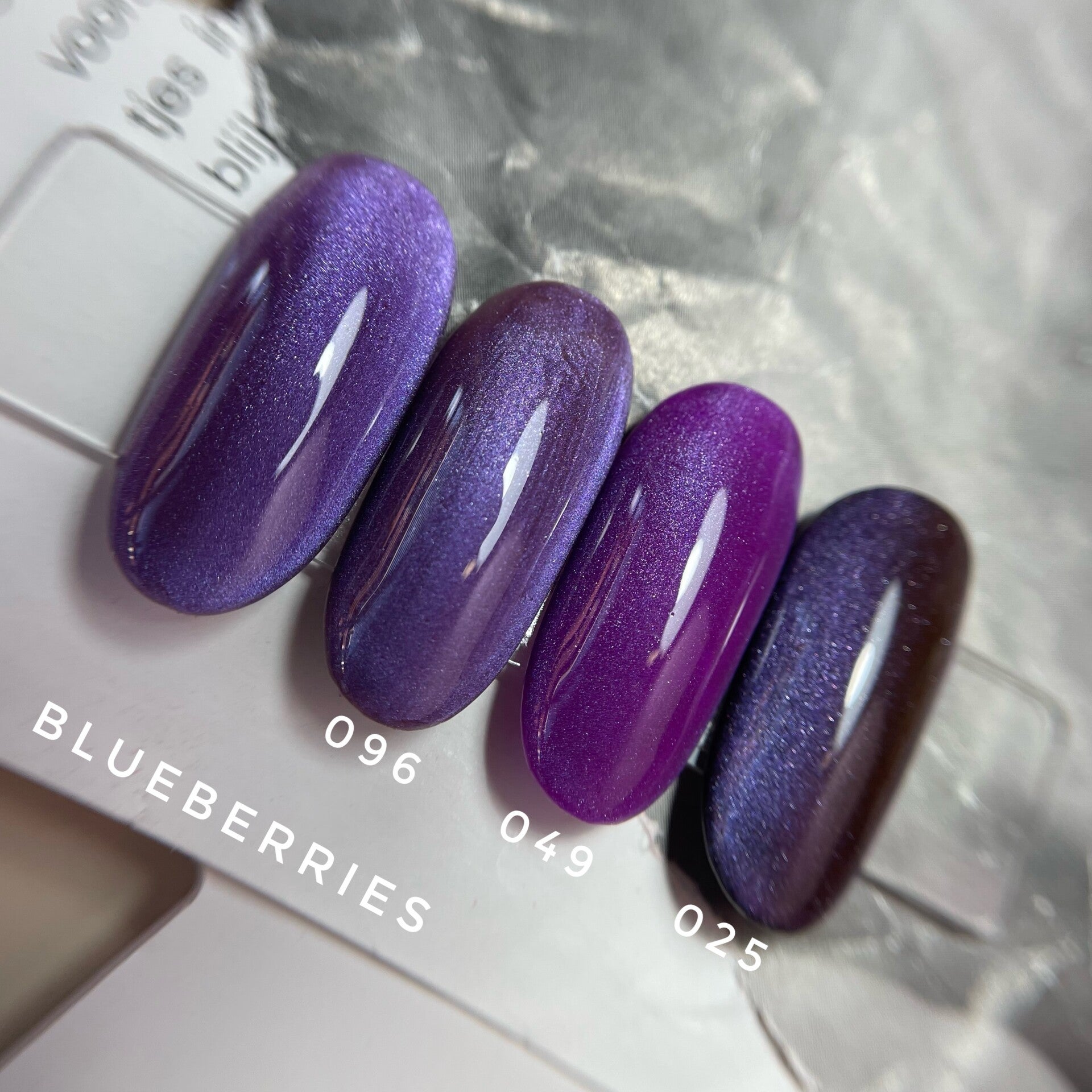 Gelpolish Cat eye | Blueberries