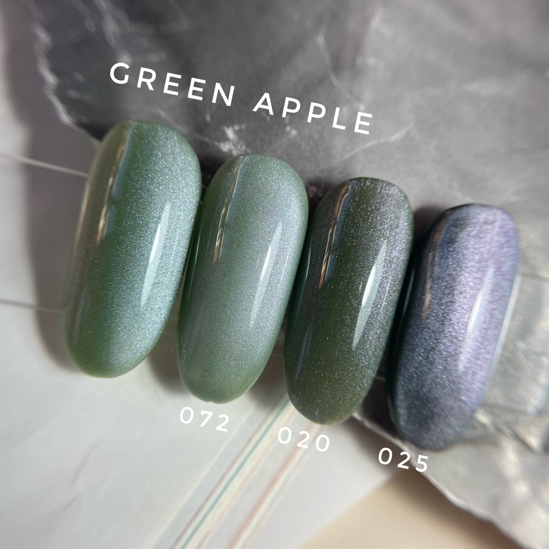 Gelpolish Cat eye | Green Apple