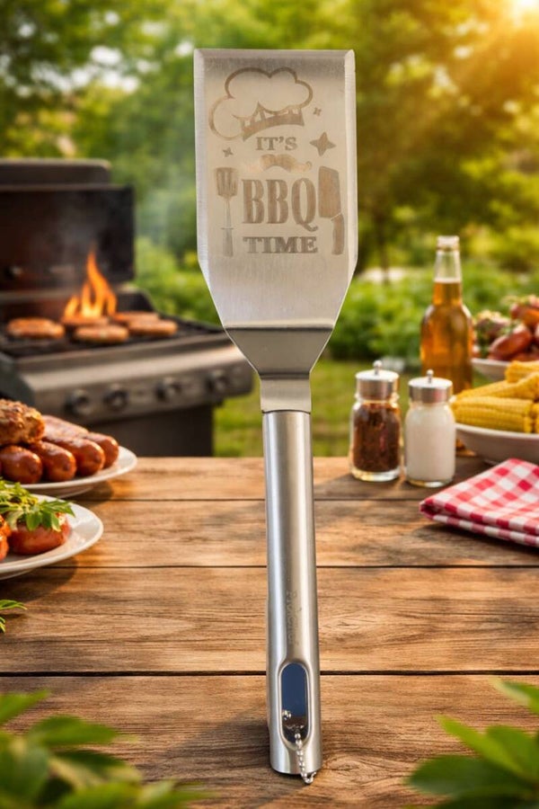 BBQ hamburgerspatel RVS