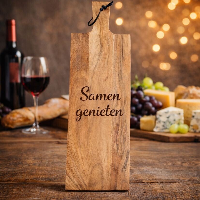 Borrelplank van Acacia hout 51 cm