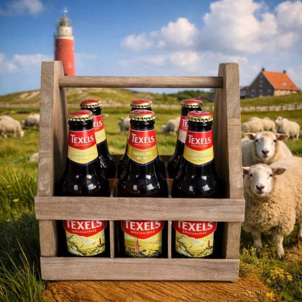 Gegraveerde Bierkrat met opener - Texels Bierpakket