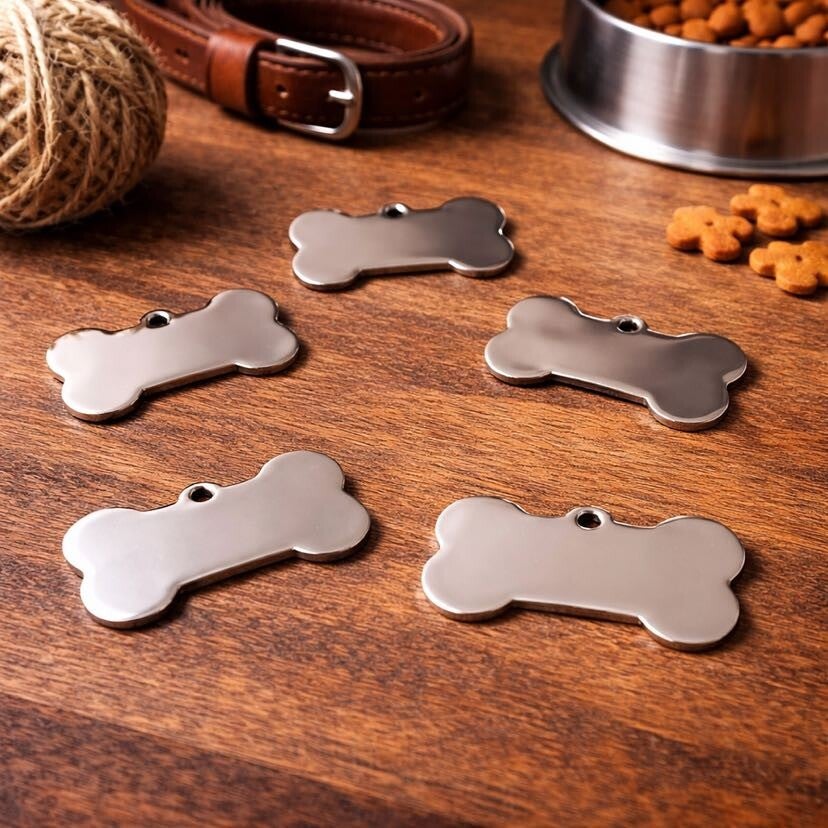 Naamplaatje vorm van bot (S)