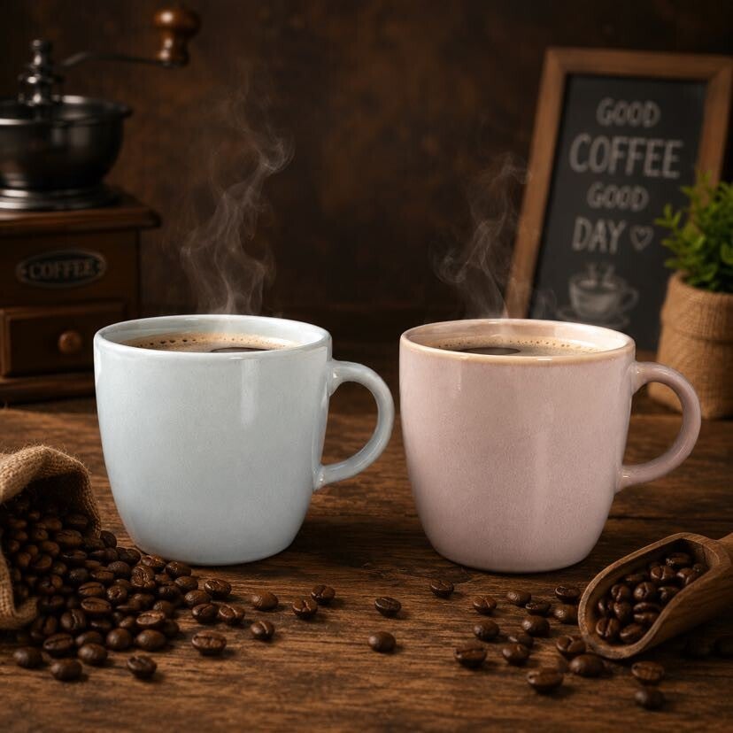 Koffie of thee beker