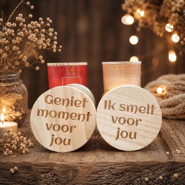Gegraveerde geurkaars