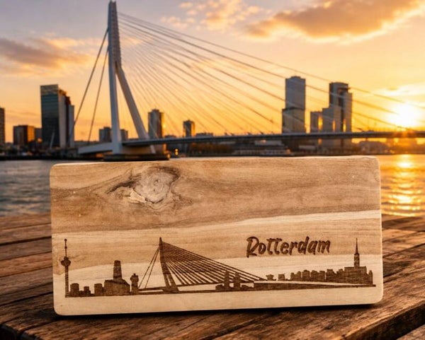 Serveerplank van Teakhout Rotterdam