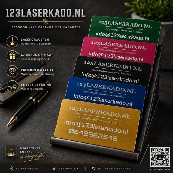 Metalen Visitekaartjes – Stijlvol, Duurzaam en Gepersonaliseerd