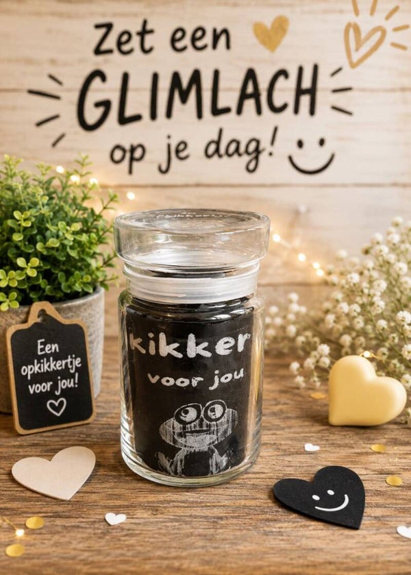 Snoeppot "Een Opkikkertje"