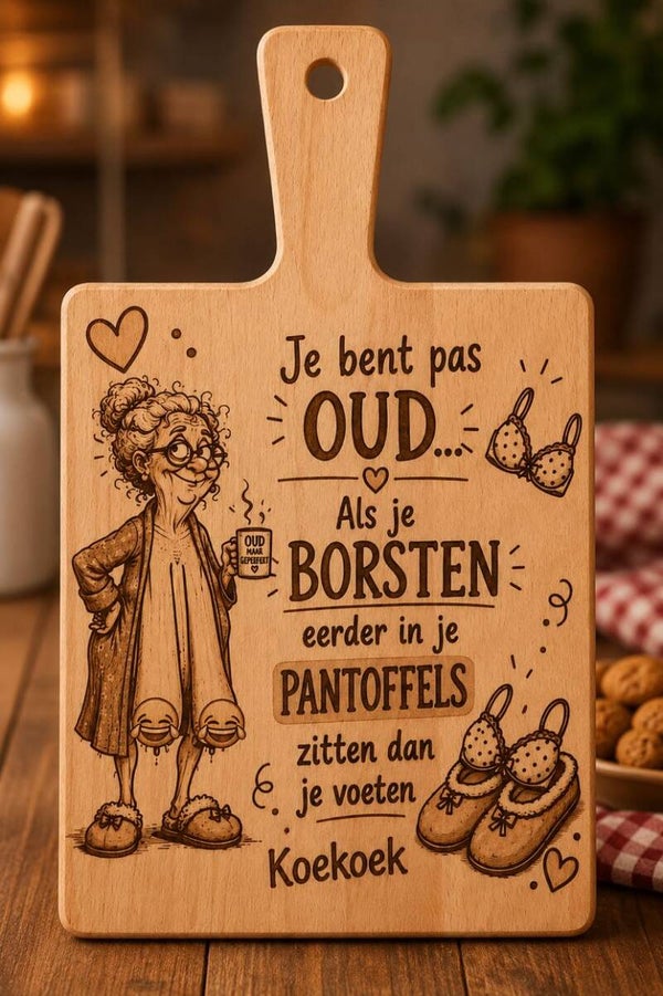 Grappige Sarah & Abraham Borrelplank