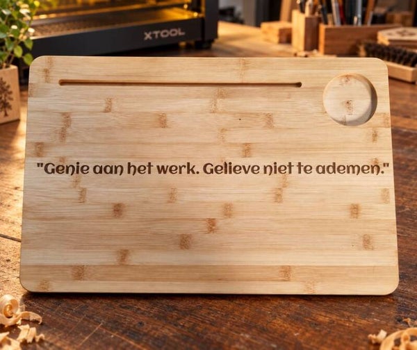 Gepersonaliseerde Laptoptafel van Bamboe – Zakelijk Relatiegeschenk