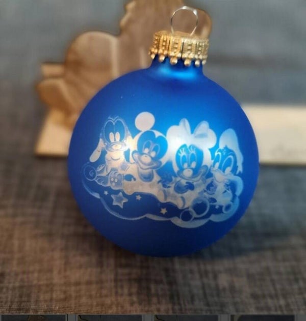 Gegraveerde Disney Kerstbal met Afbeelding