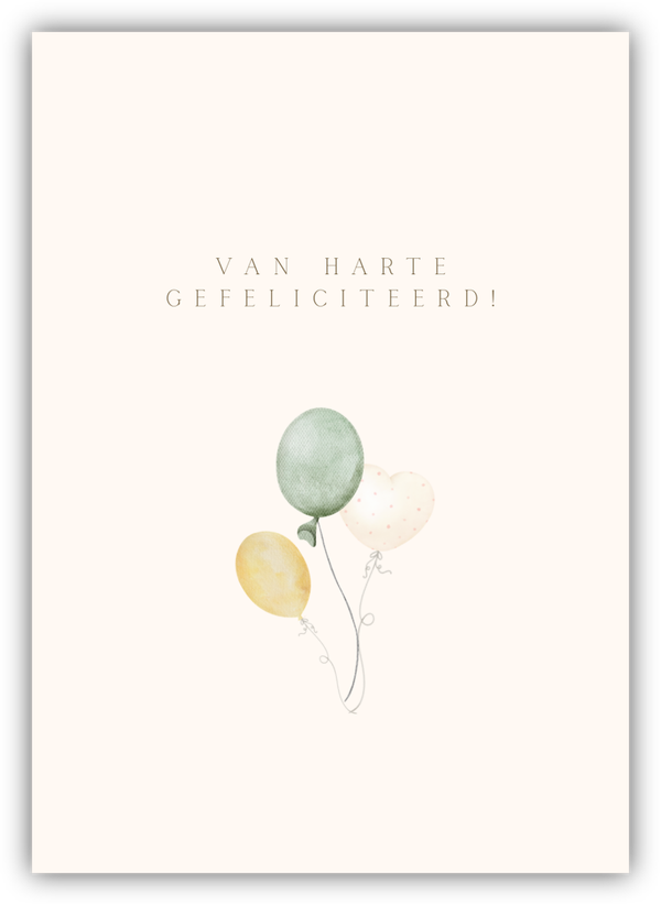Gefeliciteerd - Ballonnen