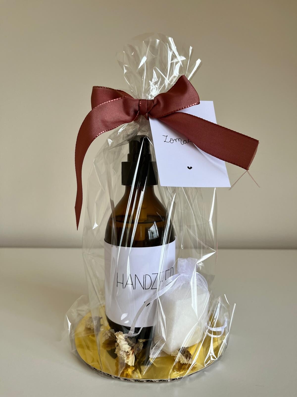 Cadeaupakket - handzeep + amberblokje