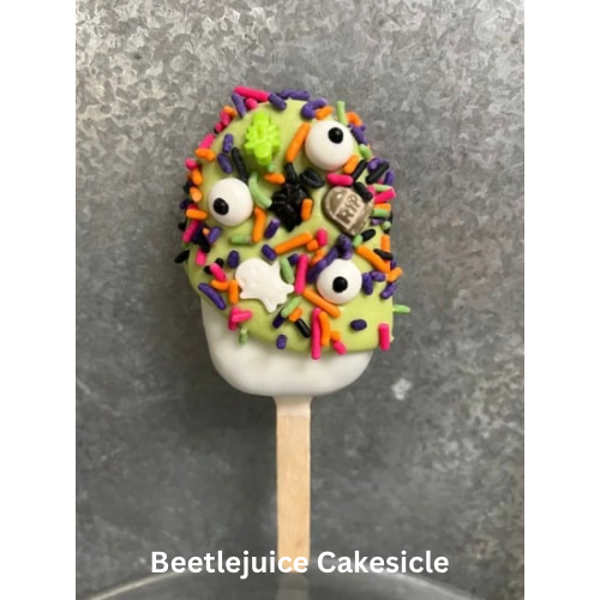Beetlejuice Cakesicle