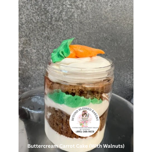 Buttercream Carrot Cake (With Walnuts)