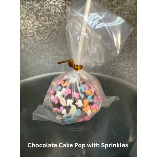 Chocolate Cake Pop with Sprinkles