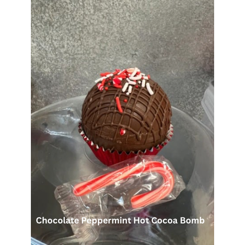 Chocolate Peppermint Hot Cocoa Bomb