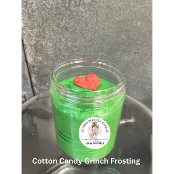 Cotton Candy Grinch Frosting