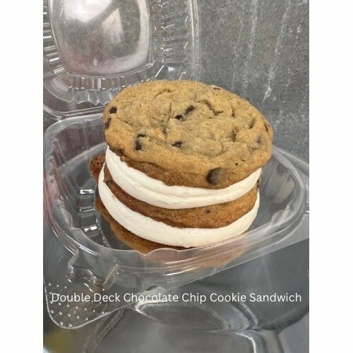 Double Decker Chocolate Chip Cookie Sandwich
