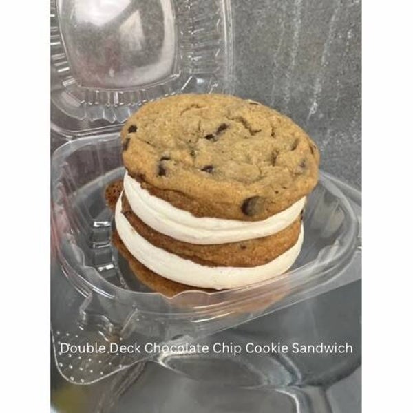 Double Decker Chocolate Chip Cookie Sandwich