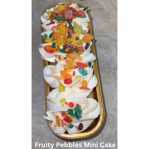 Fruity Pebbles Mini Cake