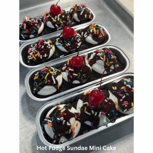 Hot Fudge Sundae Mini Cake