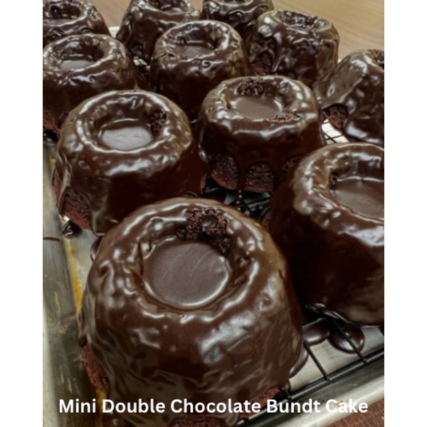 Mini Double Chocolate Bundt Cake