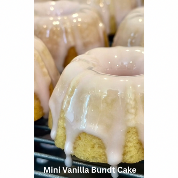 Mini Vanilla Bundt Cake