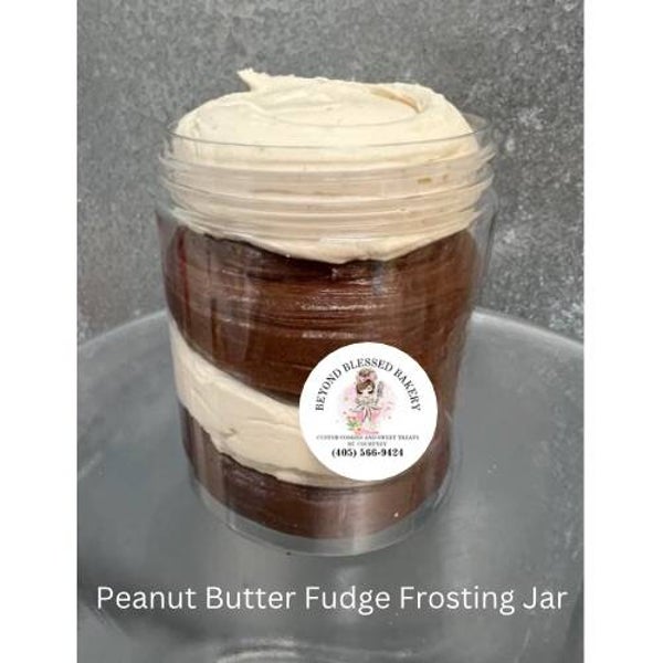 Peanut Butter Fudge Frosting Jar