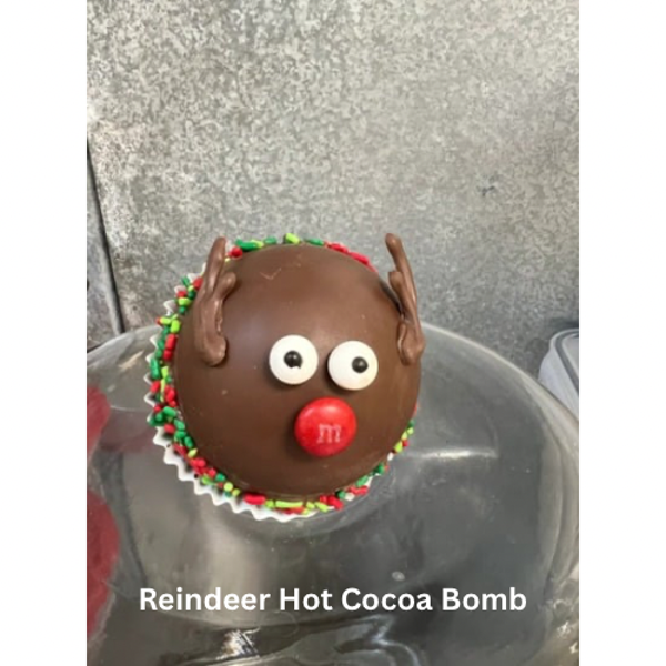 Reindeer Cocoa Bomb
