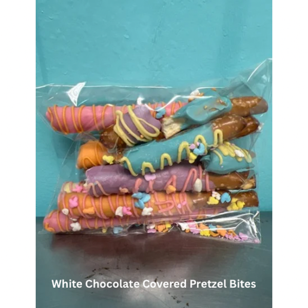 White Chocolate Pretzel Bites