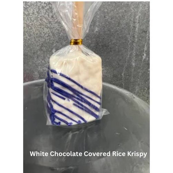 White Chocolate Covered Rice Krispy