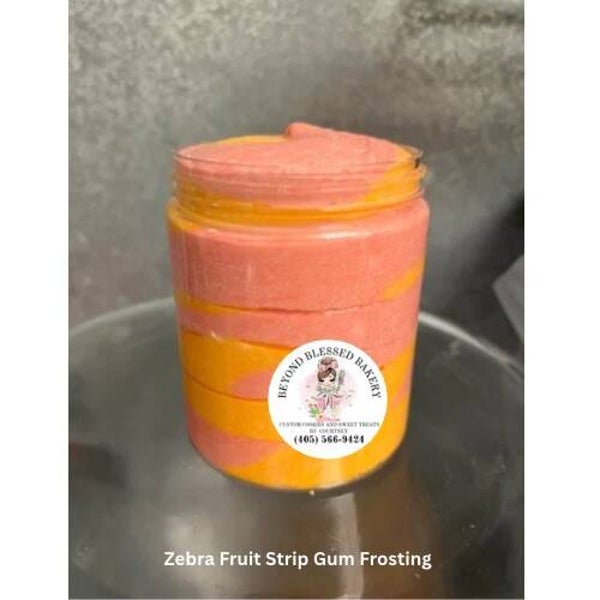 Zebra Fruit Stripe Gum Frosting