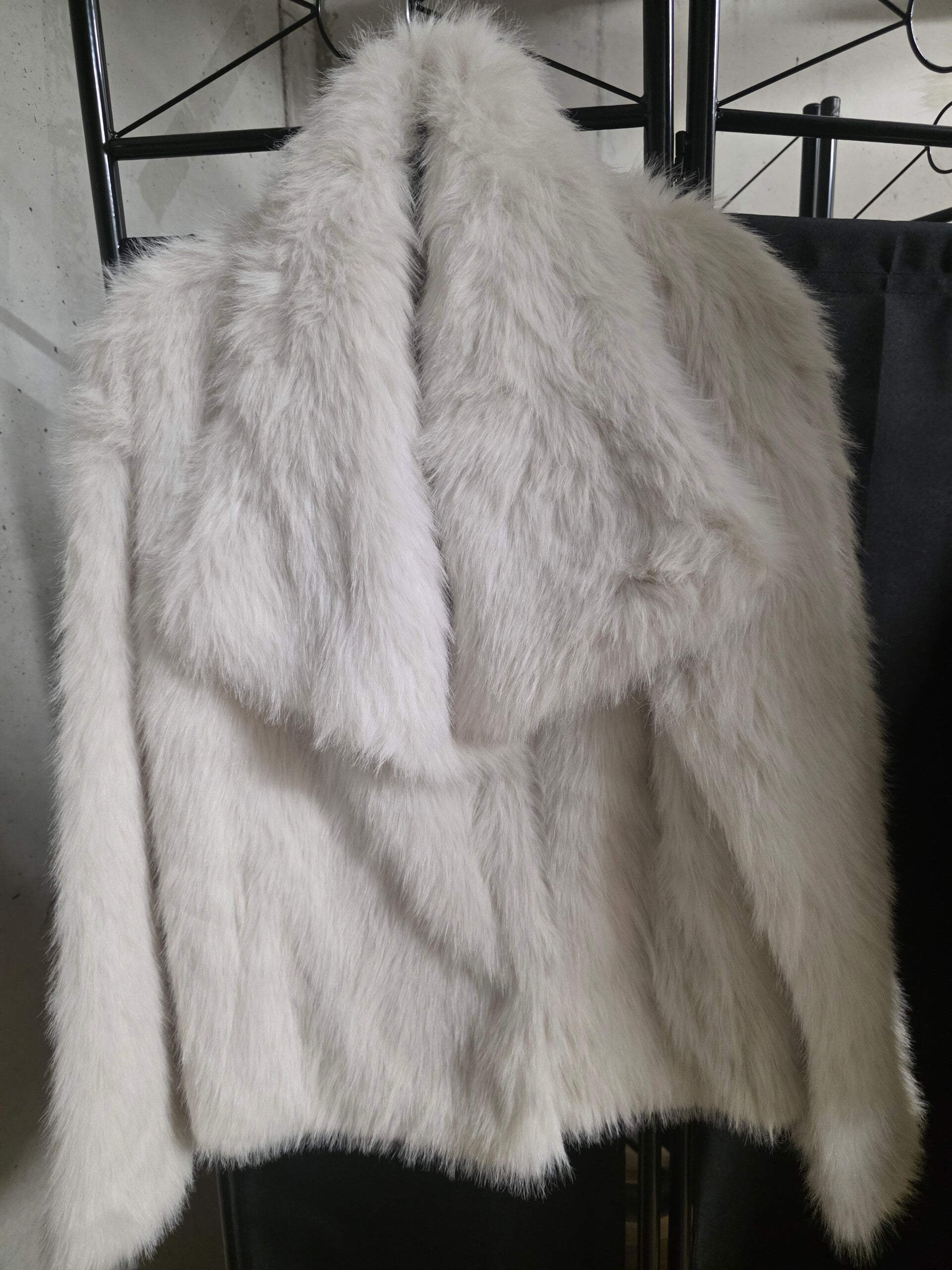 Fourrure synthétique blanc